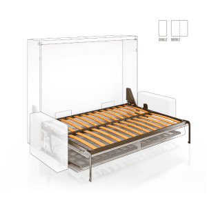 Spirit Sofa Motorizata – krevat horizontal salvaspazio me divan të integruar